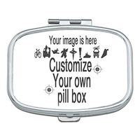 Personalized Pill Box Rectangle - Personalize it with a Custom Name, Great for Birthdays, Holidays, Office Gift, Customize Your own Pill case, Nurses, Pharmacists
