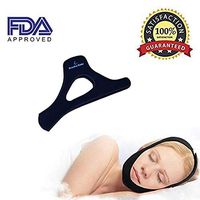 Anti Snore Chin Strap from Breathe Easy, Comfy & Padded Fit, Strong Straps for Sleep Issues, Dry Mouth, Snoring Boost Sleep