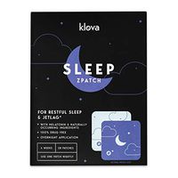 Klova Sleep Patch with Melatonin and Natural Ingredients Promotes restful Sleep and eliminates Jet lag