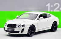 Welly 1/24 Bentley Continental Supersports Diecast Mode Car NEW in BOX White
