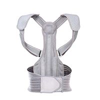 DONGBALA Humpback Corrective Clothing for Men and Women to Relieve Low Back Pain Correction Scoliosis Hunchback Invisible Support Orthopedic Clothing,Gray,L