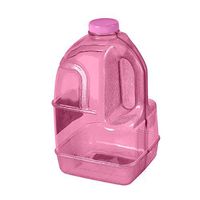 GEO 1 Gallon (128oz) BPA Free Reusable Leak-Proof Drinking Water Bottle Jug w/48mm Screw Cap (Pink)