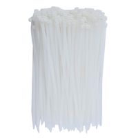 Nylon Cable Zip Ties, SOUBUN 200 Packs 12 Inch White Heavy Duty UV Resistant Self Locking Fasten Wrap Nylon Cable Ties, Outdoor Indoor Purpose （Wide 0.3Inch）