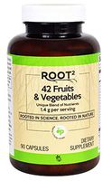 Vitacost ROOT2 42 Fruits and Vegetables 1.4 Gram Per Serving - 90 Capsules