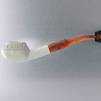 Meerschaum Danske 1/4 Bend Tobacco Pipe by Paykoc M02514