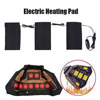 Tbest Electric Heating Pad Toullgo,Small Heating Pad Electric,Electric Heating Pads Clothing,5V 2A 8.5W Electric USB Clothes Heated Pads Set for Low Temperature Outdoor Winter Camping Night(3-in-1)