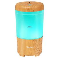 Syntus Car Diffuser, USB Essential Oil Diffuser Mini Portable Aromatherapy Aroma Fragrance Humidifier with 7 Colors Light for Vehicle Office Travel Home