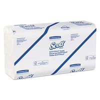 Scott 01980 SCOTTFOLD Paper Towels, 9 2/5 x 12 2/5, White, 175 Towels per Pack (Case of 25 Packs)