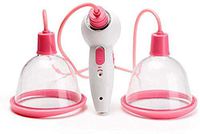 SIPENGFEI Treasure Chest Chest Massage Instrument Electric Breast Augmentation Apparatus Toyomunebi Chest, Doublecup, CDCup (13.5cm),Pink,ABCup（12cm）