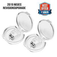 CHARMINER Silicone Magnetic Anti Snore Clip, Stop Snoring Nose Device Professional Sleeping Aid Relieve Snore for Men Women (2 pcs)