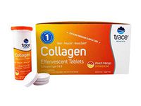 Collagen Effervescent Tablets Peach Mango 8 Tubes