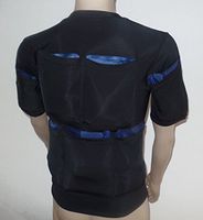 Burn Fat with Cold - Powerful Sliming Cooling Suit Icinger Power 10200G - Also for Muscle Recovery (T-Shirt S - 12 Pockets (ice Packs not Included))