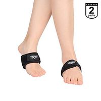 supregear 1 Pair Arch Support Brace, Adjustable Comfortable Foot Arch Bandage Brace Compression Support Band Wrap Breathable Strap for Women Men Plantar Fasciitis High Arches Flat Feet
