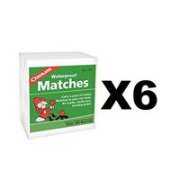 Coghlan's Waterproof Matches Wooden Fire Starters (6-Pack of 10-40 Count Boxes)