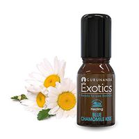 GuruNanda Blue Chamomile Essential Oil Blend Roll On Exotic - Chamomile Oils & Fractionated Coconut Oil - Pre Diluted for Topical Use - Ready to Use - 100% Therapeutic Grade Aromatherapy -10ml
