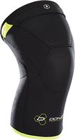 DonJoy Performance ANAFORM 2mm Closed Patella Knee Brace Sleeve, Black/Slime Green, Large