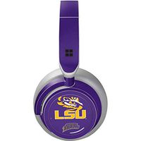 Skinit Decal Audio Skin for Surface Headphones - Officially Licensed College LSU Tiger Eye Purple Design