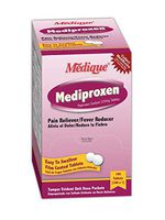Medique MP23750 Mediproxen Pain Relief/Fever Reducing Tablet, Standard, White (Pack of 50)