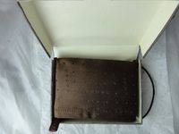 Cross Red/burgundy Leather Multifunctional Case Keyring Wallet