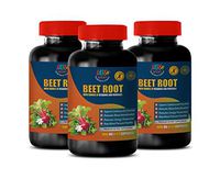 Brain and Memory Vitamins - Beet Root 1000 MG - Premium Dietary Supplement - Beets Supplement for Energy - 3 Bottles 360 Capsules