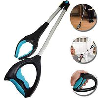 Home Grabber Pick Up Tool with LED Light, 32" Foldable Aluminum Design, Long Arm Assist Tool, Trash Picker, Garden Nabber