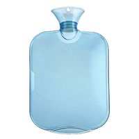 Meolin 2000ml Water-Filling Hot-Water Bags Thick Water Bag Bottle Transparent Hot Water Bottles High Density PVC Explosion-Proof Pouch,Blue