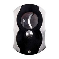 Cigar Cutter Stainless Steel Double Blade Guillotine Scissors Pocket Size Smoke Knife with Gift Box