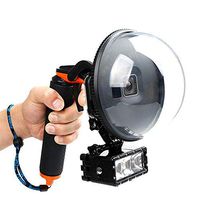 CHAO 6" Dome Port Lens Compatible, Made of Highly Transparent Material, Sturdy and Durable, Waterproof, Easy Use, Multi-Purpose, Suitable for Like Swimming Men