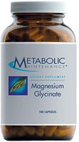 Metabolic Maintenance Magnesium Glycinate - Supports Calm, Mood, Muscle + Cardiovascular Health (180 Capsules)