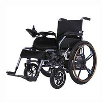 FANGDA Foldable Electric Wheelchair, Lightweight with Lithium-Ion Battery, Smart Wheelchair for The Elderly and Disabled