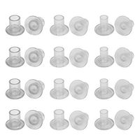 High Heel Protector Transparent Shoes Repair Caps Covers for Women, Heel Stoppers for Wedding Mates Bridesmaid S, M, L, 12pcs with Gift Pouch