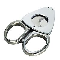 FULUSHOU Cigar Cutting Machine Stainless Steel Scissors Large Size Hole Cigar Scissors