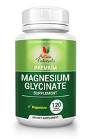 Magnesium Glycinate Supplement for Healthy Diet Support, Natural Calm and Overall Wellness, 120 Veggie Caps