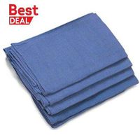 AN&GLOBALS 50 New Blue Glass Cleaning Huck/Surgical/Shop and Detailing Towels MTXSTWL