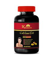 Brain Booster Supplements - Norwegian COD Liver Oil - Cod Liver Oil dha - 1 Bottle 250 Softgels