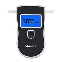 Professional Breathalyzer, Portable Alcohol Tester LCD Display Digital Breath Alcohol Tester with 5 Mouthpieces for Personal Use