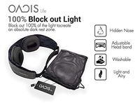 Exclusive Memory Sleep Mask Modular Adjustable 3D Sleep Eye Mask Sleep Mask for Woman and Man Breathable Travel Rest Sleep Nap Full Shading Mask Night Sleep Mask Block Out Light Soft Comfort (Grey)