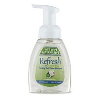 REFRESH Liquid Wipe - Wet Wipe Alternative - Toilet Tissue Moistener Foam 250ml (1 Pack). Works on Any Toilet Tissue for a Custom Wipe!