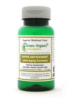 Green Organic Supplements' Antioxidant, Anti-Aging Formula, Releases Stress, Super Antioxidant, for Energy and Stamina
