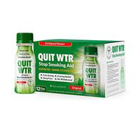 Quit Smoking Aid/QUIT WTR Natural Smoking Cessation Supplement / 12 Day Detox to Help Curb Cravings & Overcome The urge to Smoke 24/7 (Original, 12 Day Detox)
