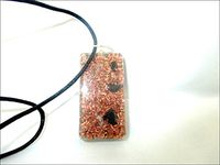 Orgone Necklace - HiJet Wow Hematite Orgonite Pendant Orgone Generator Balancing Positive Energy Harmony Luck Yoga Meditation Reiki Natural Genuine Authentic