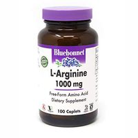 Bluebonnet L-Arginine 1000 Mg Vitamin Capsules, 100Count