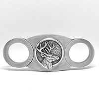 Deer Head Cigar Cutter – Double Guillotine Blades – in Gift Box