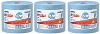 WypAll 34965 X60 Wipers, Jumbo Roll, 12 1/2 x 13 2/5, Blue, 1100 Sheets Per Roll, 3 Roll
