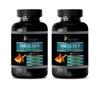 Inflammation Supplements - Omega 3 6 9 with Fish Oil, Flax & Borage - Omega 3 6 9 Bulk Supplements - 2 Bottles 240 Softgels