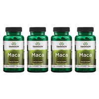 Swanson Maca 500 Milligrams 100 Capsules (4 Pack)
