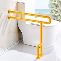 Grab Bar Extended Bathroom Grab Bar Handrails Hand Grips Safety Handle Assist Frame Railings Rail Support For Toilet Bathtub Shower, Heavy Duty, 304 Stainless Steel, Anti-slip Nylon Bathroom Safety Ac