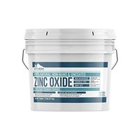 Zinc Oxide (1 gallon (6 lbs.)) by Earthborn Elements, Resealable Buckets, Non-Nano, Un-coated, Food & USP Pharmaceutical Grade, Powder For Sunscreen, Diaper Rash Ointment, Burn Relief, & More