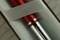Cross Midnight Metallic Red Calais with Cross Signature Center Band and Polished Appointments Ball-point Pen