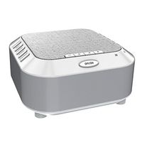 per White Noise Sound Machine Nightlight Baby Sleep Soother with 5 Sounds&Timer Support SD Card Music Player for Baby Comfort & Adult